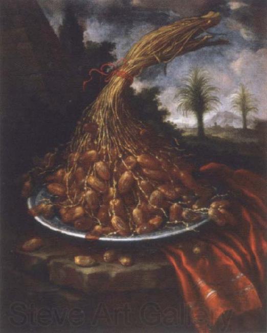 Bartolomeo Bimbi Plate with Datteln Germany oil painting art